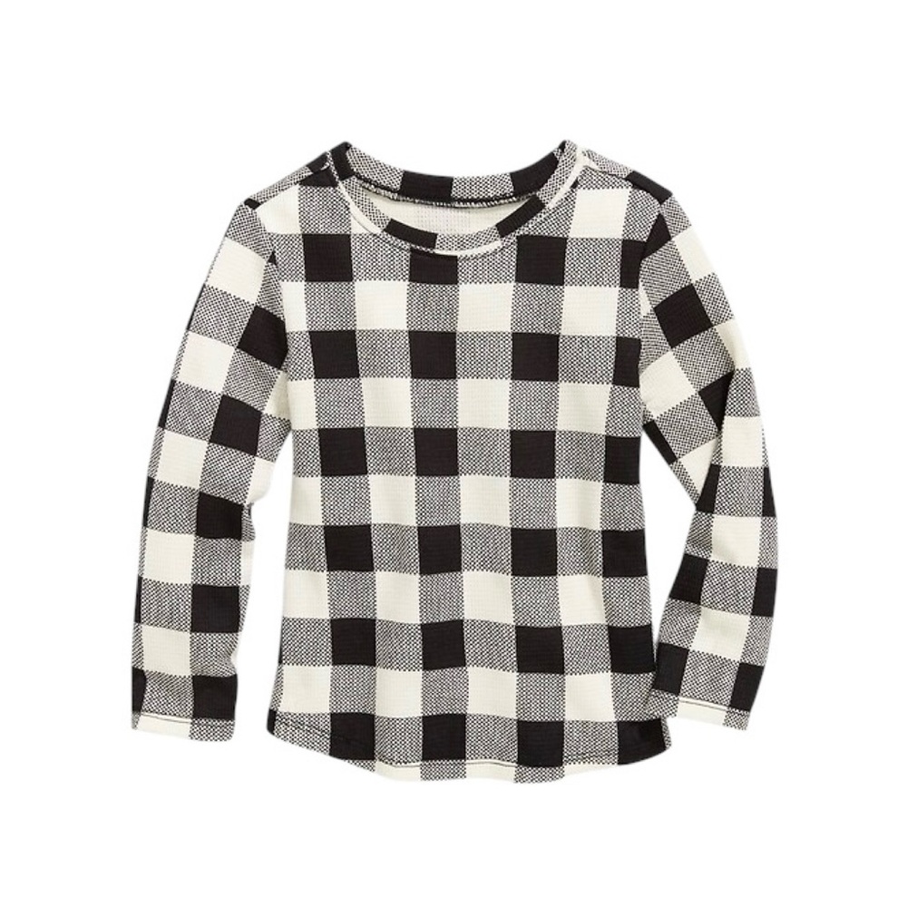 Old Navy girls thermal knit long sleeve tee